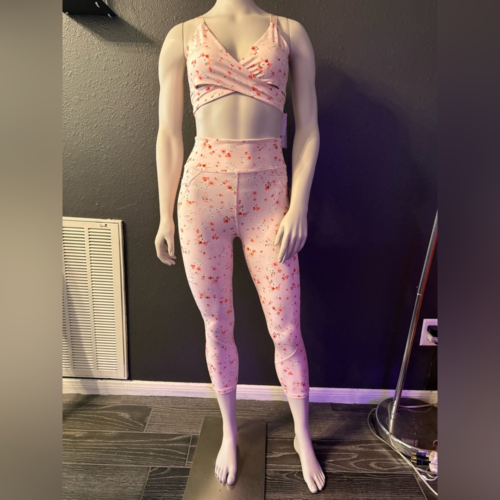 Floral workout set